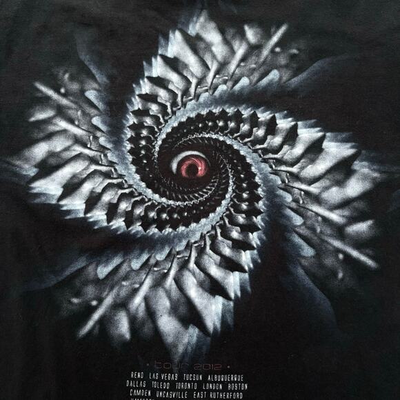 Tool Band T Shirt Small Black 2012 Los Angeles Concert Tour Crew Neck Graphic - Picture 4 of 7